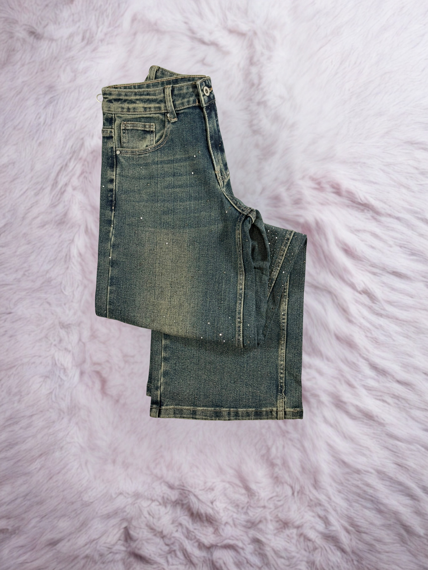 Jeans Wide Lag Brillanti