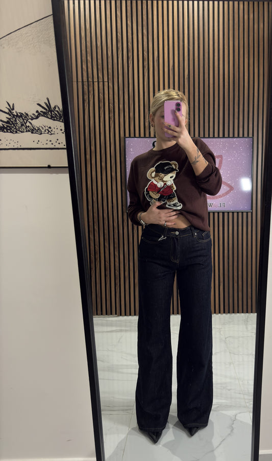 Jeans Zampa Larga Camelia